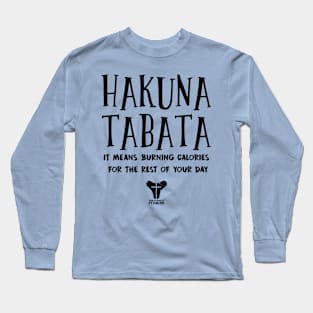 Hakuna Tabata Black Long Sleeve T-Shirt